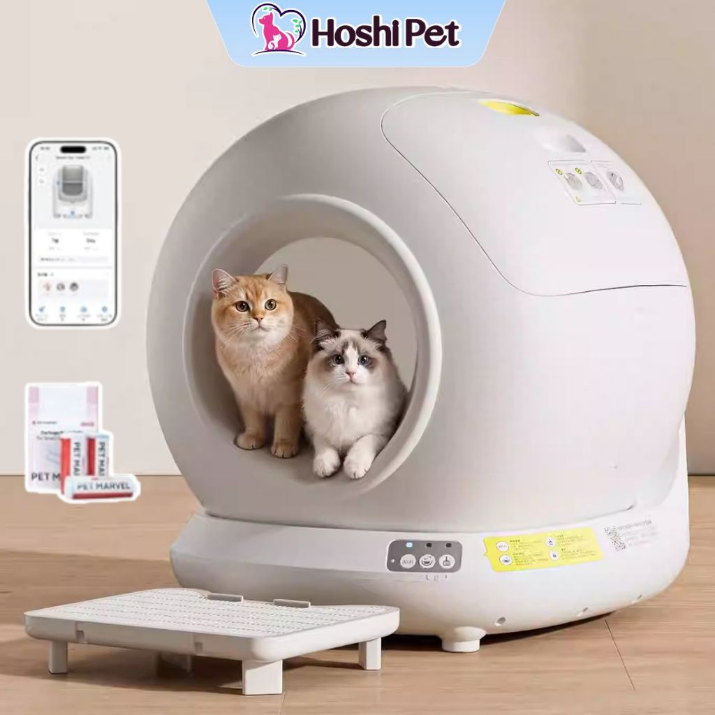 Máy Dọn Về Sinh Mèo Tự Động, Nhà Vệ Sinh Cho Mèo Tự Động Hoshi Pet