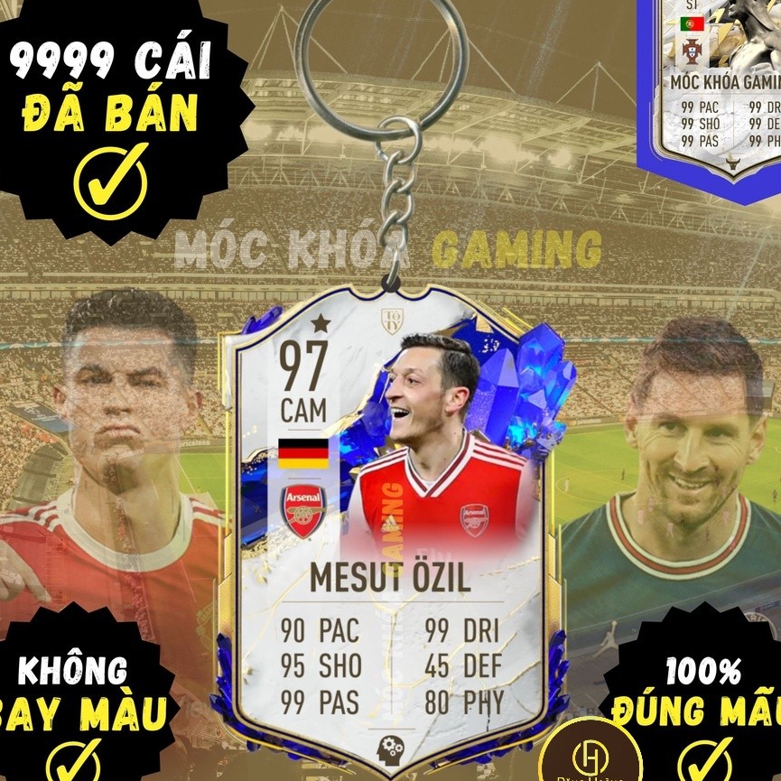 Móc Khóa M. Ozil Huyền Thoại TOTY K96