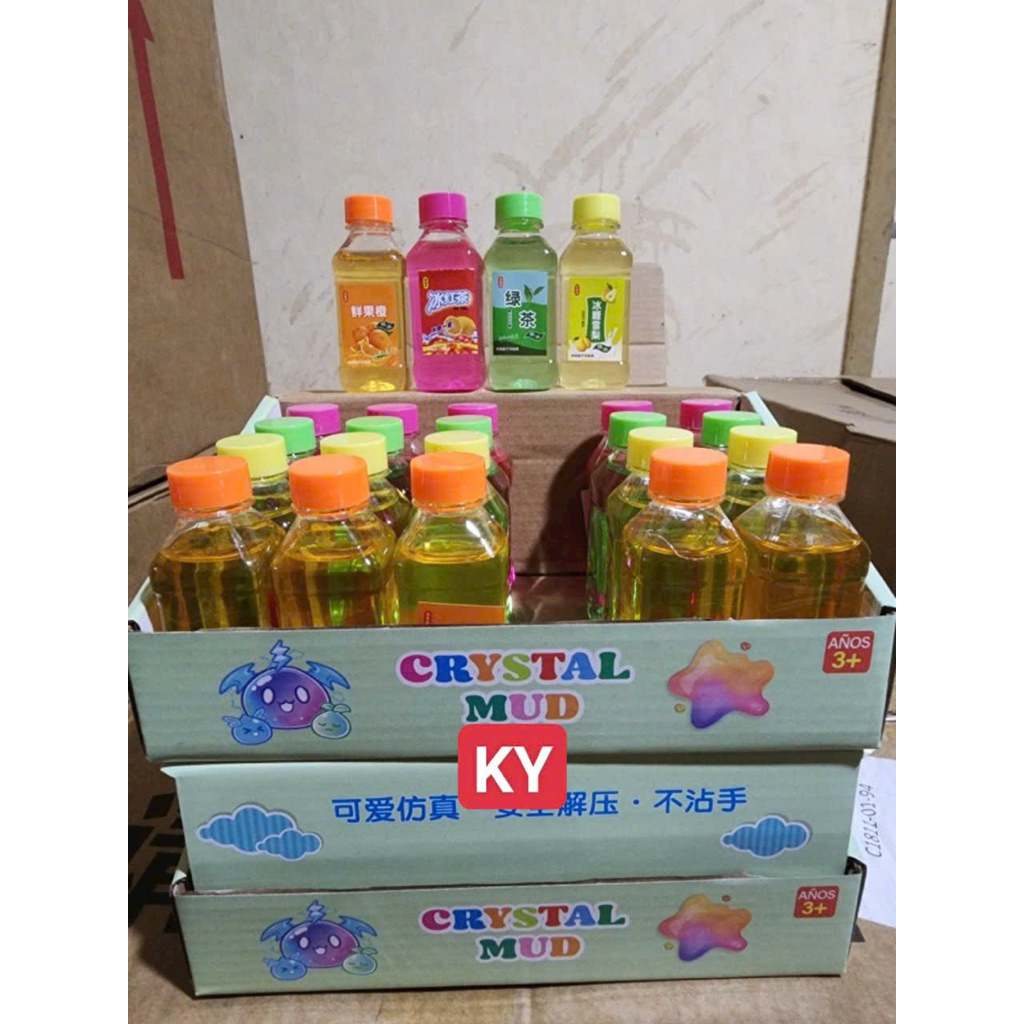 Slam nước hình chai nước ngọt nhiều loại , sỉ hộp slam ma quái (24 chai)