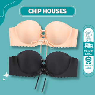  Áo Cúp Ngực Rút Dây Chống Tuột Nâng Ngực Áo Ngực Không Dây Tạo Khe Gom Ngực Đệm Bàng Tay AN335 