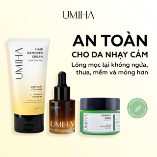 Triệt lông vùng kín UMIHA - Thay cho Máy triệt lông khi triệt lông vùng kín với Mỡ trăn và Kem tẩy lông, Sáp wax lông