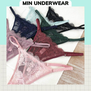  Quần Lót Nữ Ren Lọt Khe Xuyên Thấu Chữ Sexy Gợi Cảm Min Underwear 33162 Freesize 40 - 58kg  