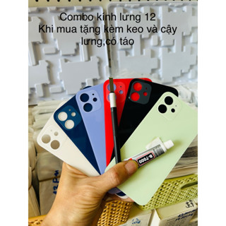 Combo Kính lưng mắt to,tặng dụng cụ và keo dán X,Xs,Xsm,11Pro,11Prm,12Pro,12Prm,13Pro,13Prm,14Pro,14Prm