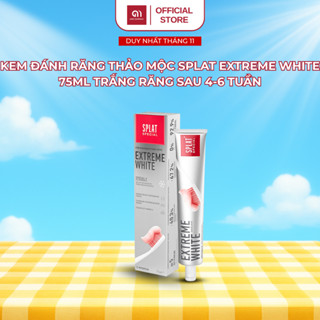  Kem đánh răng Trắng Răng Tại Nhà sau 4 -6 tuần của Nga Splat Extreme White 75ml Giúp Sáng Men Răng 