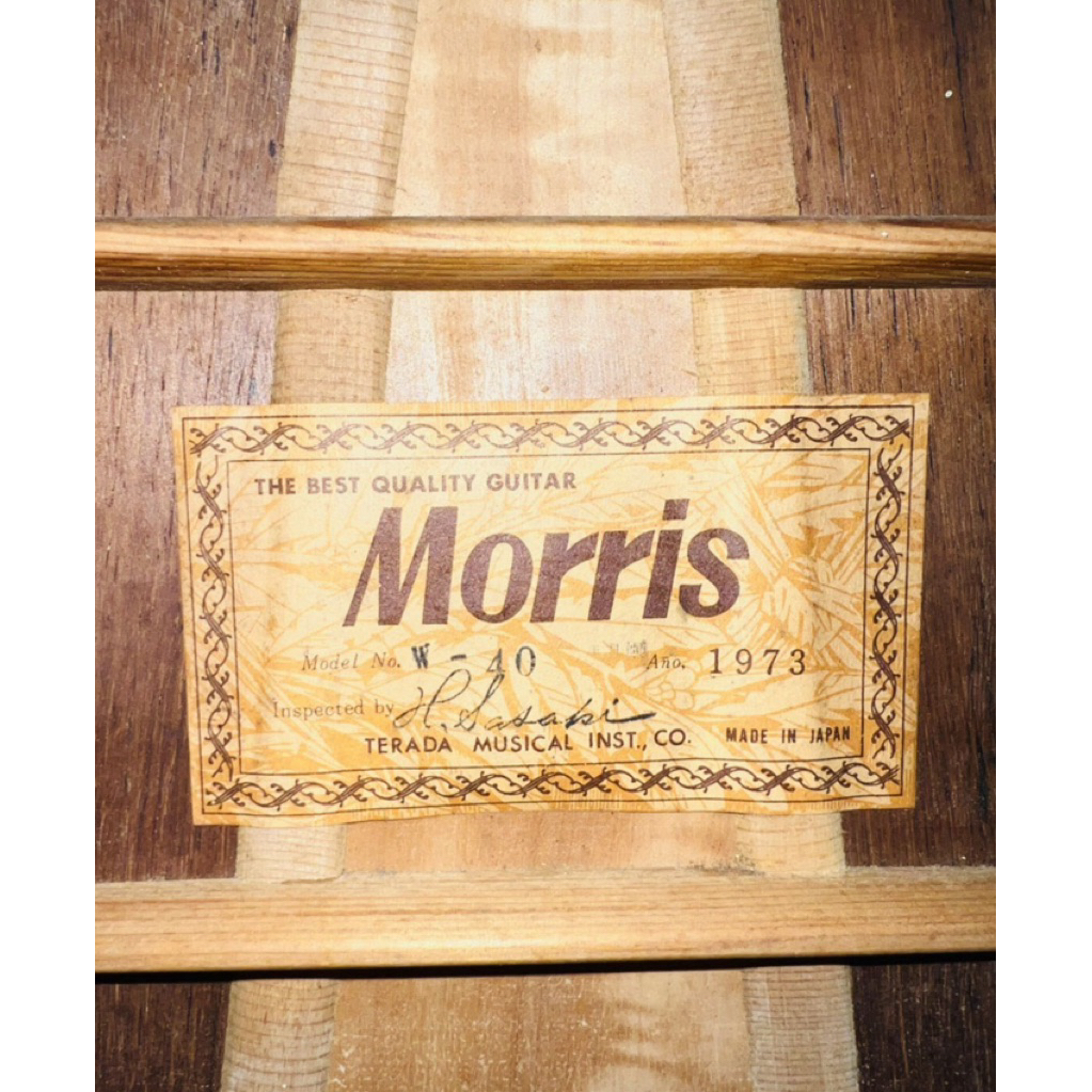 Guitar Morris W40 Nhật Bản - Thương hiệu nổi tiếng chuyên sản xuất acoustic - Âm hay bền theo thời g
