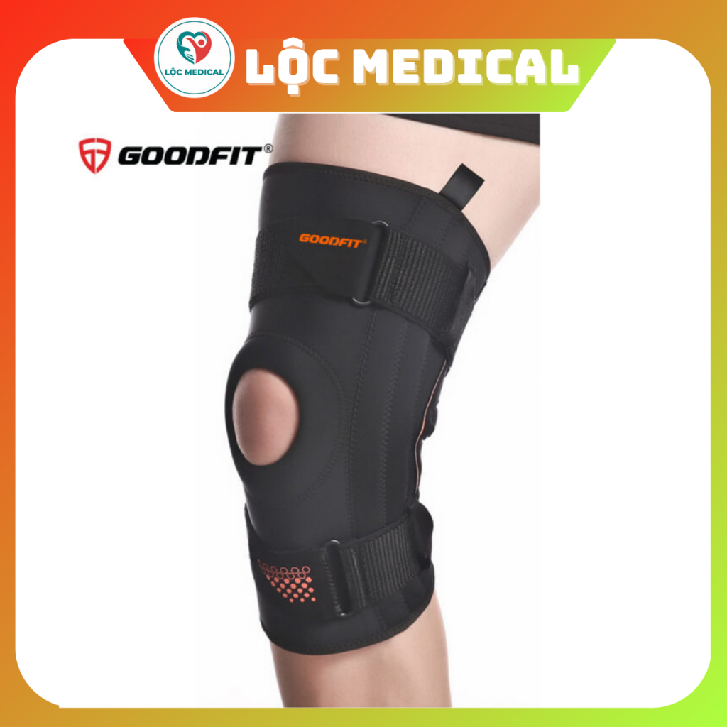 Đai bảo vệ đầu gối  Goodfit GF525K cao cấp, phòng ngừa chấn thương