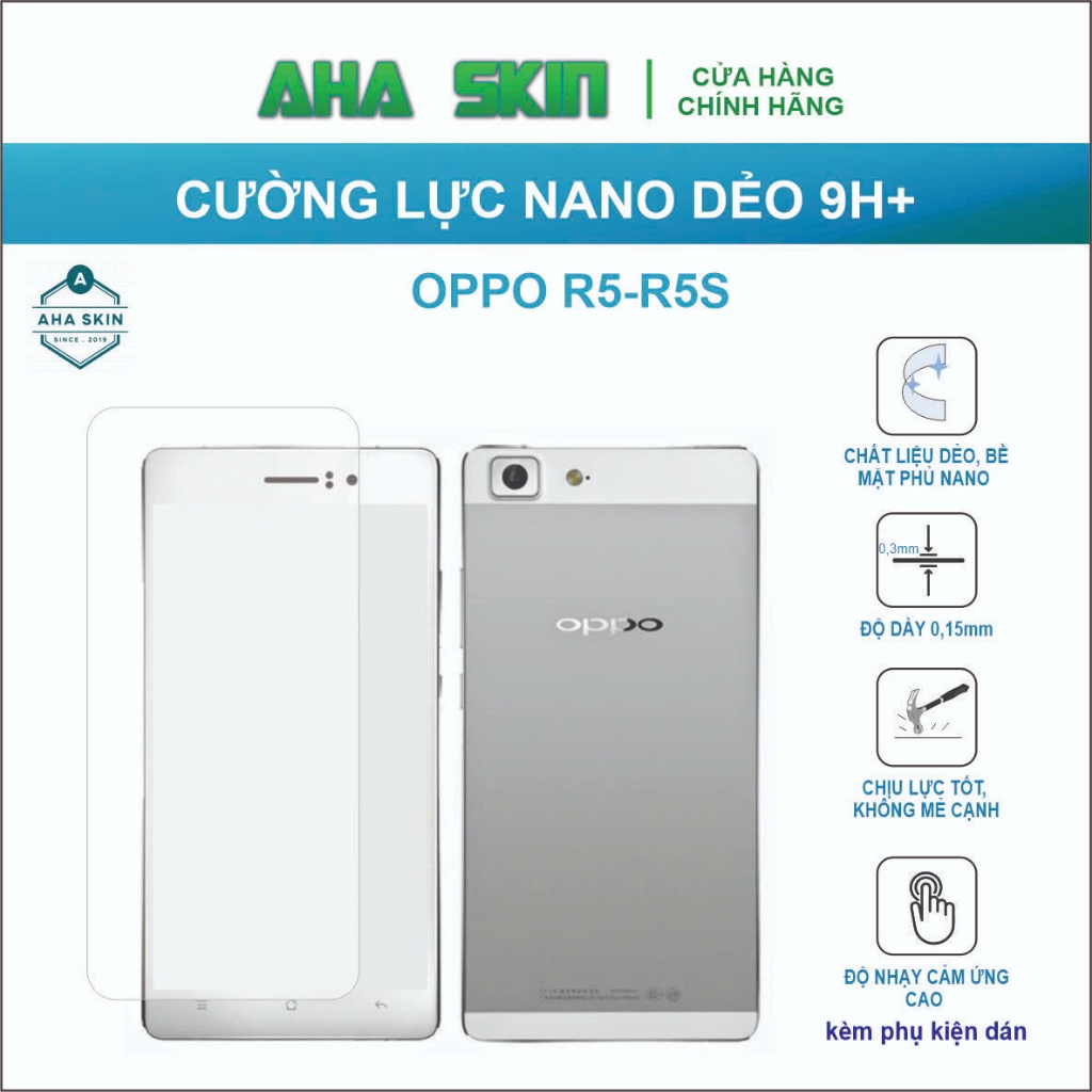 Cường ực OPPO R5/R5s, Cường lực dẻo 9h+