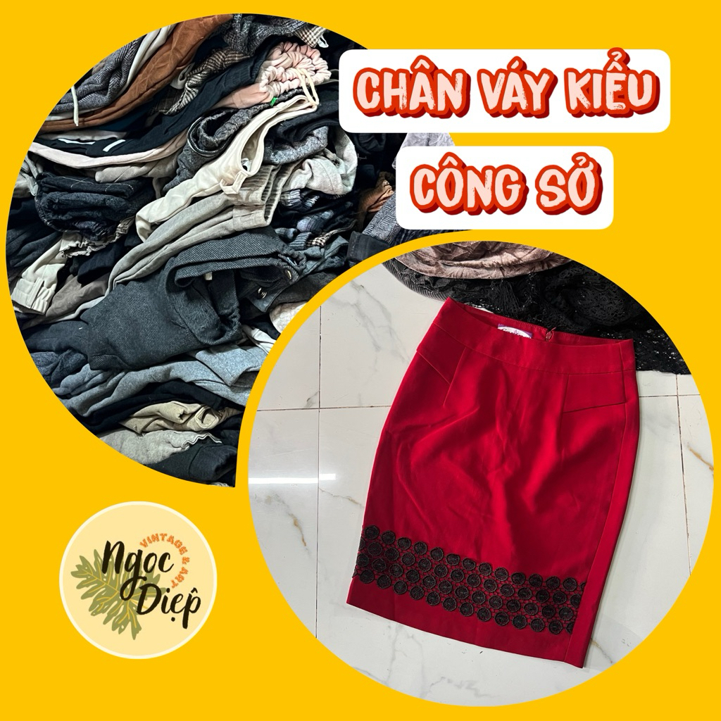 [2ndhand] CHÂN VÁY NỮ CÔNG SỞ NHIỀU KIỂU hàng thùng/ hàng thanh lý đẹp tuyển chọn