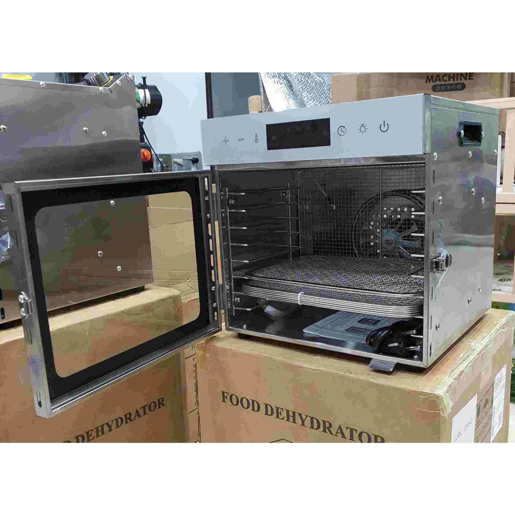( Mã sấy 8 tầng cản ứng) Máy sấy inox, sấy khô hoa quả, thực phẩm, có thể chế biến thực phẩm bán hàng