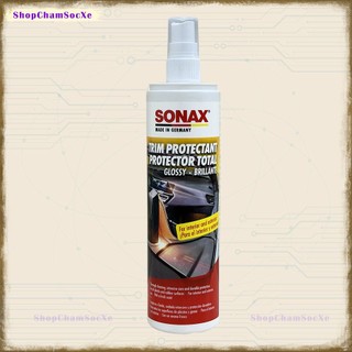 Bảo dưỡng nhựa xe ô tô Sonax Trim protectant glossy (dùng cho cả nhựa nội thất và ngoại thất ôtô)