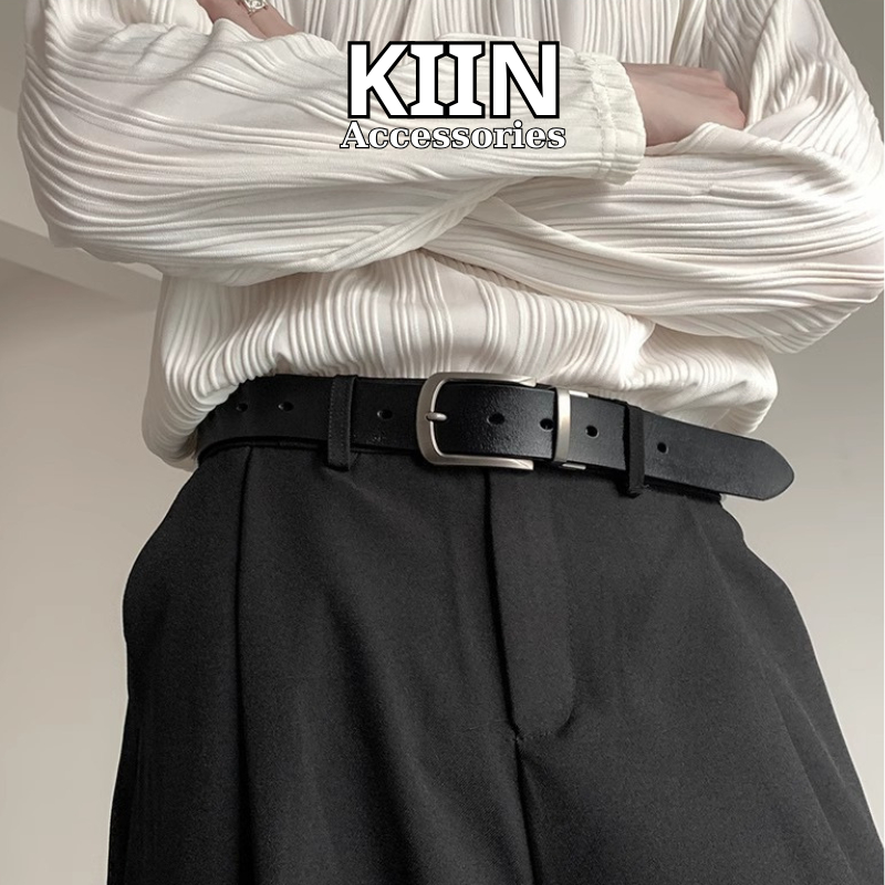 Thắt lưng nam có khóa cài TPU thời trang cao cấp phong cách công sở Kiin phong cách Hàn Quốc