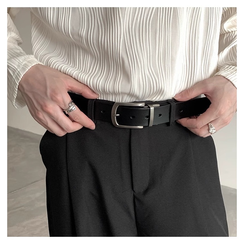 Dây Nịt nam có khóa cài TPU thắt lưng cao cấp phong cách công sở style phong cách Hàn Quốc