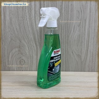Nước lau kính xe ô tô Sonax Clear glass (làm sạch & trong gương kính)