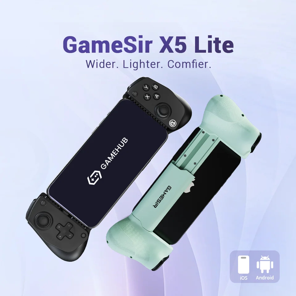Tay cầm chơi game di động GameSir X5 Lite dành cho iPhone và Android Hall Effect Joystick