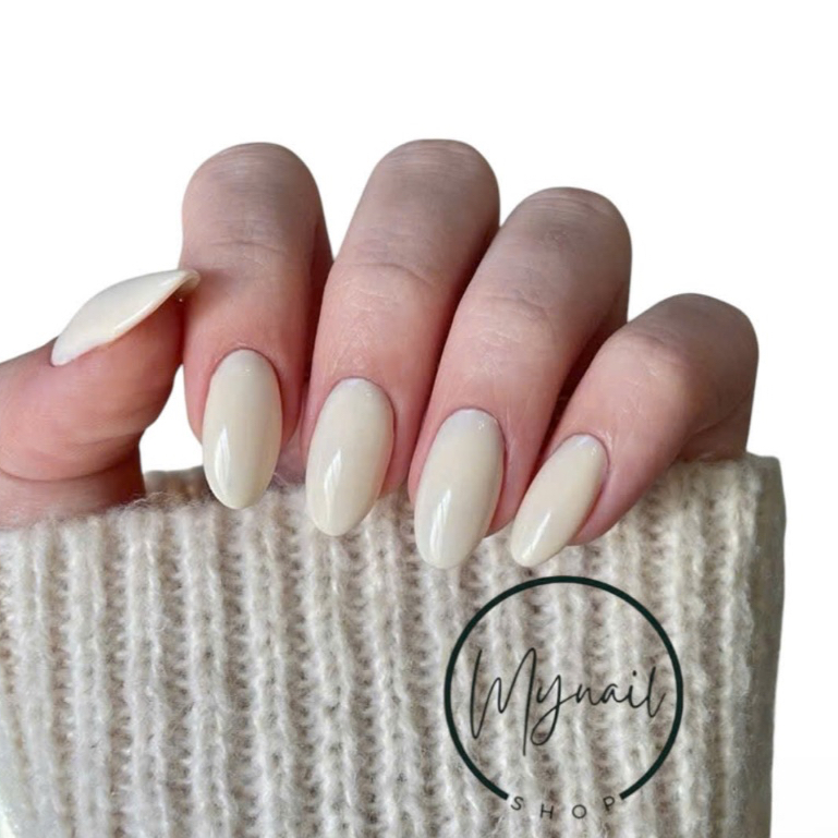 (Best Sale) Nailbox thiết kế màu trắng sữa chua không kén da nhà Mynail M092