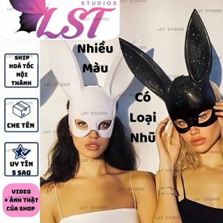   NHIỀU MÀU x HOẢ TỐC  Mặt nạ thỏ Bunny| Hoá trang Sexy | Hoá trang Halloween CHE TÊN 