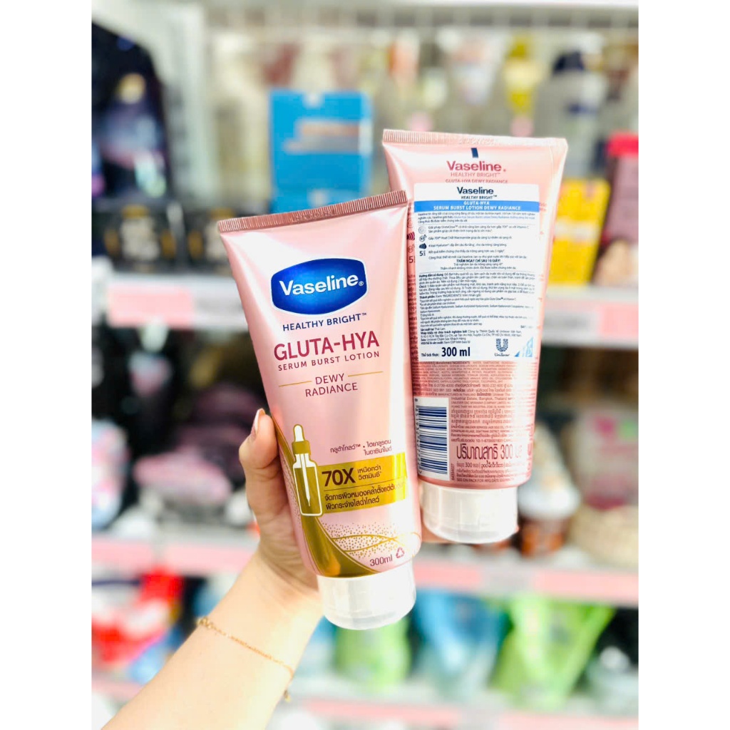 [Chính Hãng 100%] Sữa Dưỡng Thể Vaseline 70X Hồng Thái Lan