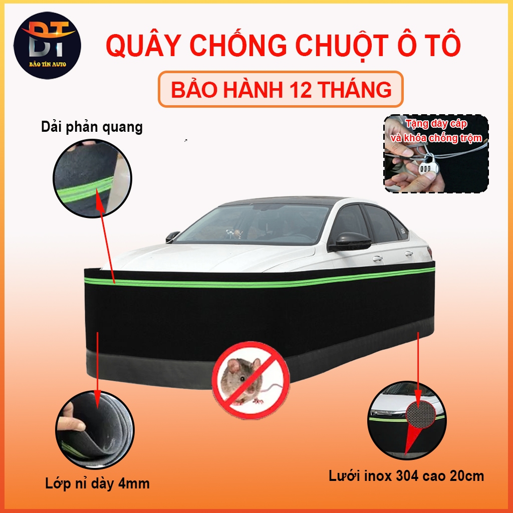 Quây chống chuột ô tô cao cấp lưới chống chuột