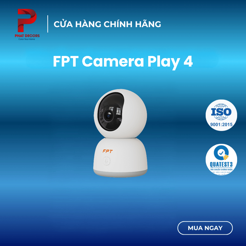 [Chính hãng] Camera Play 4 FPT PHAT Decors Smart Home