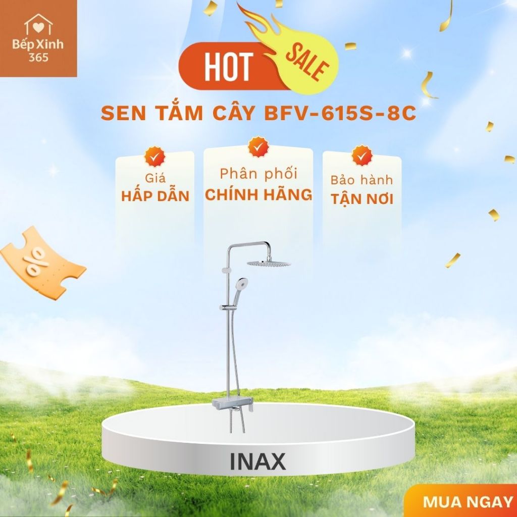 Sen tắm cây INAX BFV-615S-8C - Thiết Kế Cao Cấp, Sang Trọng