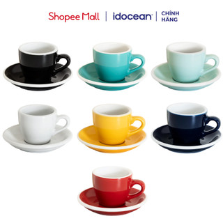 Ly Cà Phê Egg 80ml Espresso Cup & Saucer (Màu Cơ Bản) - Loveramics