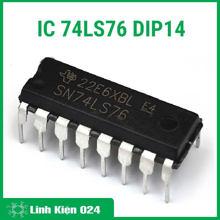 Sản phẩm 74LS76 Dual J-K Flip-Flop (with Preset and Clear)