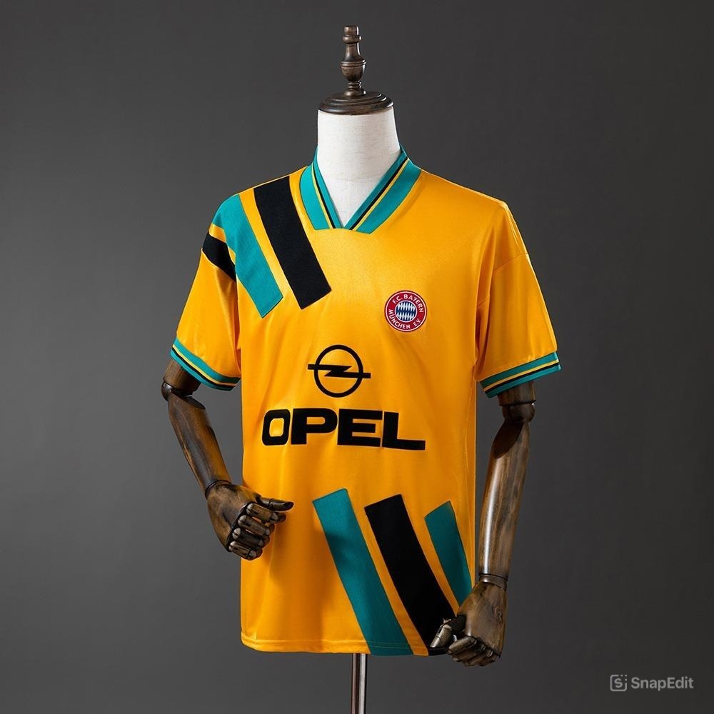 Áo Bóng Đá Retro Bayern Munich 1993/95 - Sân Khách bản cao cấp vải Cotton Polyester