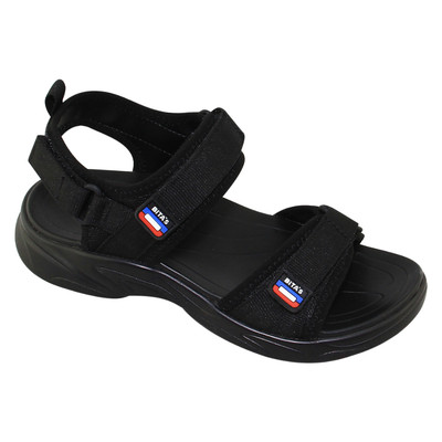 Sandal đế bằng bé trai Bita's SOBY.201 (Đen + Navy + Xám)
