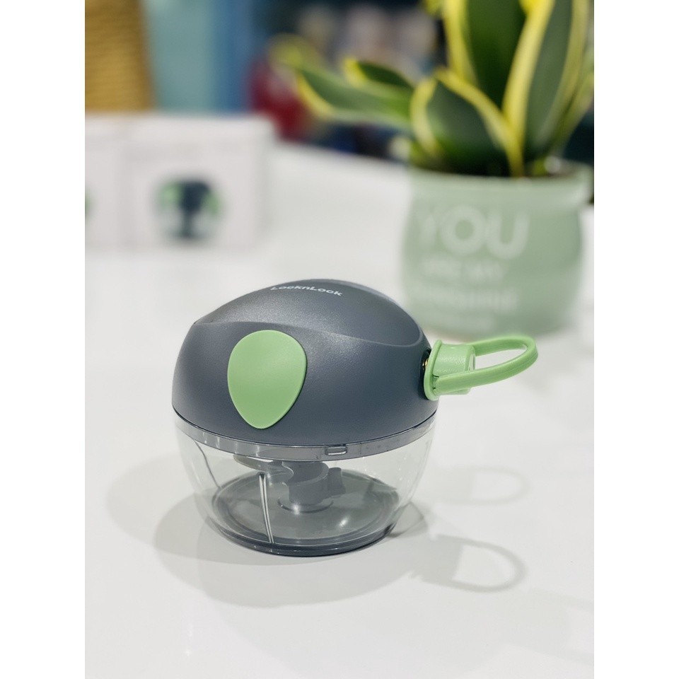 Dụng cụ xay tỏi ớt rau củ bằng tay LocknLock hình con heo Chính hãng - SOH