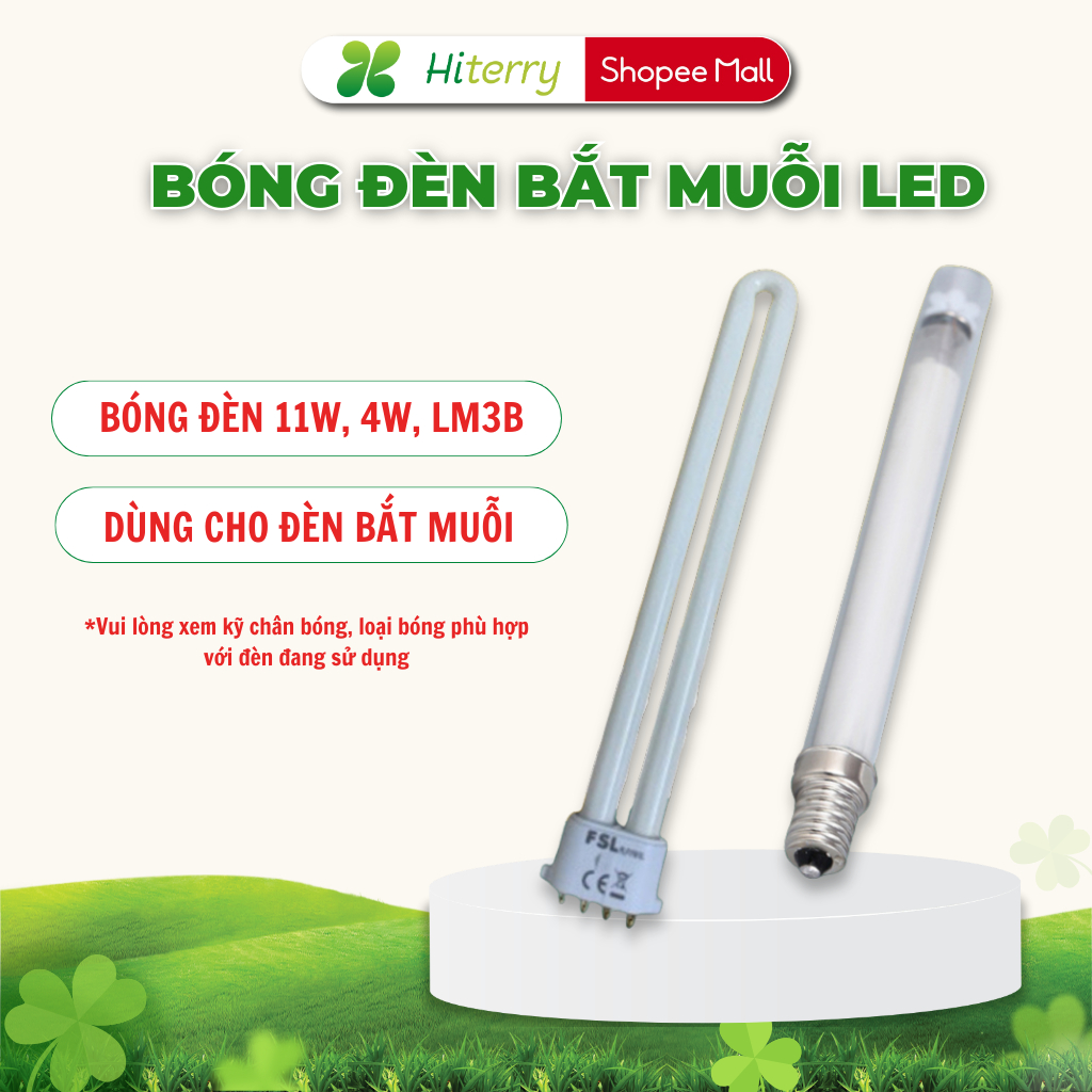 Bóng Đèn Bắt Muỗi LED Đủ Kích Cỡ Bóng Đèn 11W, 4W, ML3B Chuyên Thay Cho Đèn Bắt Muỗi An Toàn Bảo Vệ 