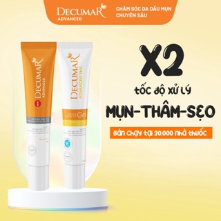  Set 2 gel bôi chấm mụn ngày - đêm Decumar 20gr hỗ trợ giảm mụn mờ thâm sẹo do mụn - THC03 DCA01 