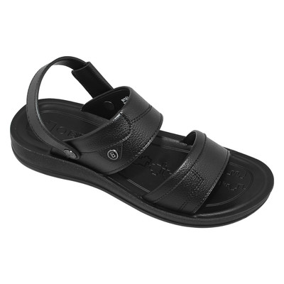 Sandal đế bằng nam Bita's SUM.136 (Đen + Nâu + Vàng bò)