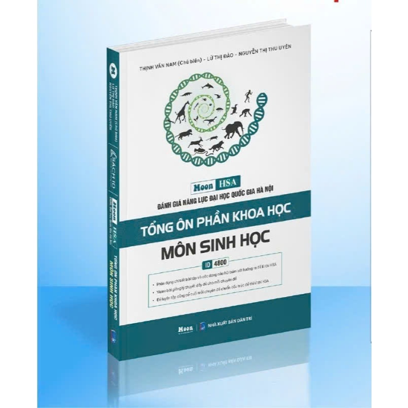 Sách - [HSA 2025-2026] - Ôn thi đánh giá năng lực Hà Nội Tổng ôn phần Khoa Học - môn Sinh Học