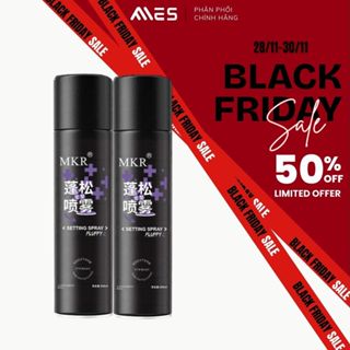 Gôm xịt tóc - gôm mềm giữ nếp tóc nữ MKR 200ml - xịt mềm tạo kiểu phồng chân tóc mềm mại tự nhiên 