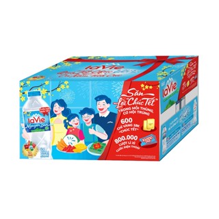  Nước khoáng thiên nhiên LaVie 500ml TẾT  24 chai thùng  CÀO TRÚNG THƯỞNG 