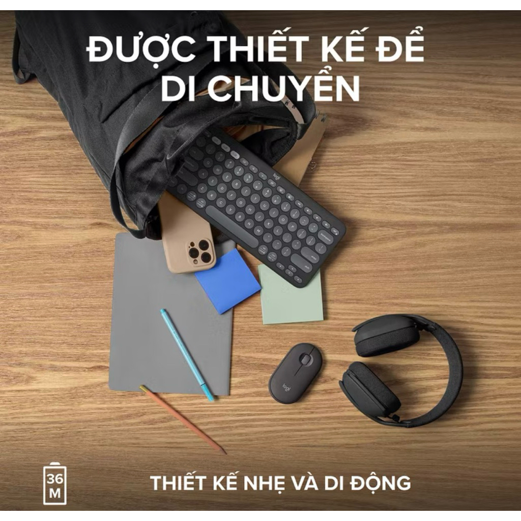 Bàn Phím Không Dây Bluetooth Logitech K380s - Giảm ồn, Gọn nhẹ, Đa thiết bị, Pin trâu - Bảo Hành 12 Tháng | BigBuy360 - bigbuy360.vn