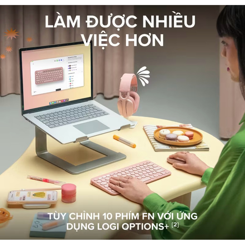 Bàn Phím Không Dây Bluetooth Logitech K380s - Giảm ồn, Gọn nhẹ, Đa thiết bị, Pin trâu - Bảo Hành 12 Tháng | BigBuy360 - bigbuy360.vn