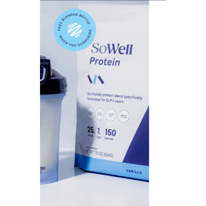 SoWell Protein Vanilla for GLP-1 Support