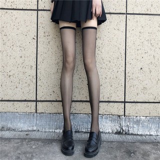  Vớ Đùi Trơn Nữ Tất Lưới Mỏng Mềm Mịn Sexy Phụ Kiện Cosplay Gợi Cảm Tất Gối La Perbra | V04 Layla 