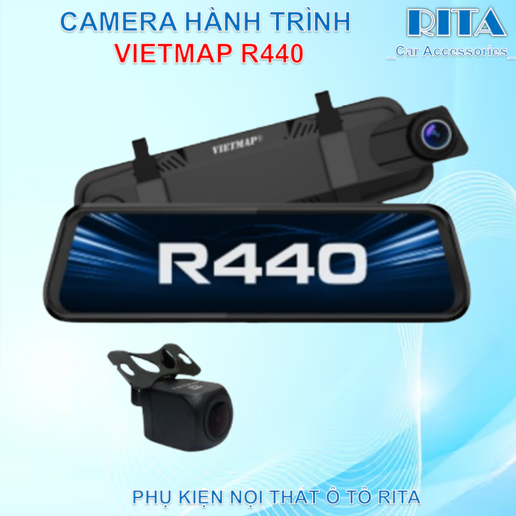 Camera Hành Trình Vietmap R440 - Cảnh Báo Giao Thông Giọng Nói - Hàng Chính Hãng