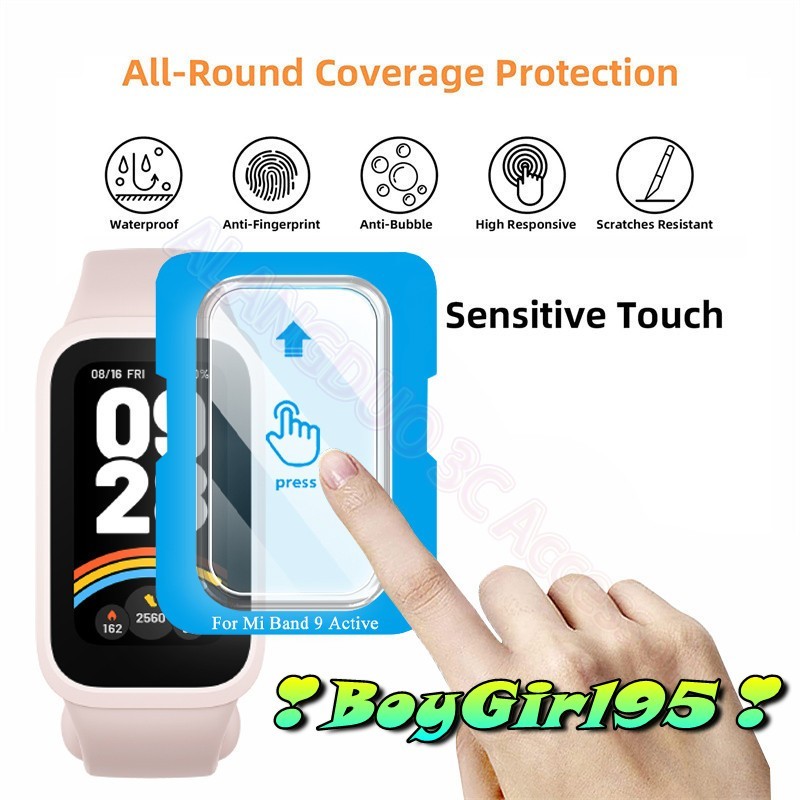 Cường lực tự dán cho cho Xiaomi Mi Band 9 , Band 9 Pro , Band 9 Active , Redmi band 3 trong suốt siê