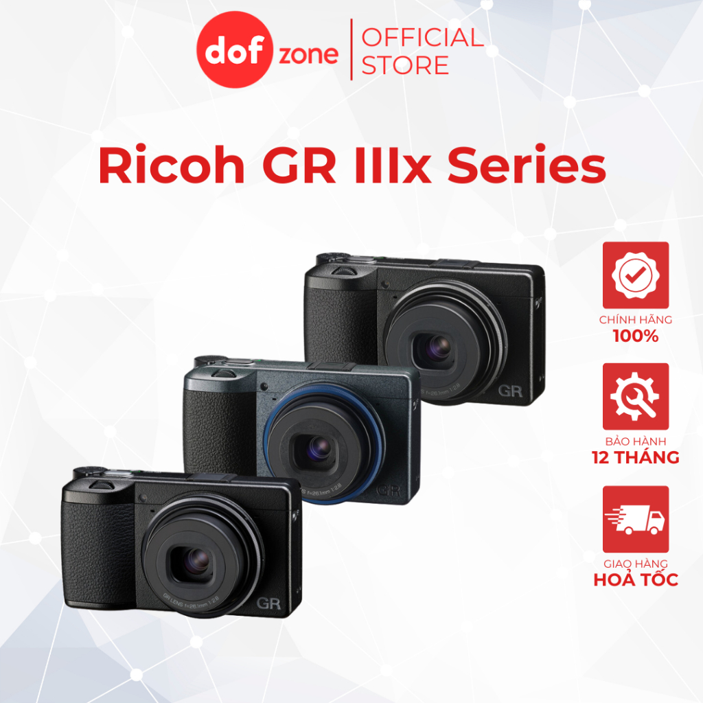 Máy ảnh Compact Ricoh GR IIIx / Ricoh GR IV / GR4 HDF / GR4 Monochrome -  Chính Hãng BH 1 năm