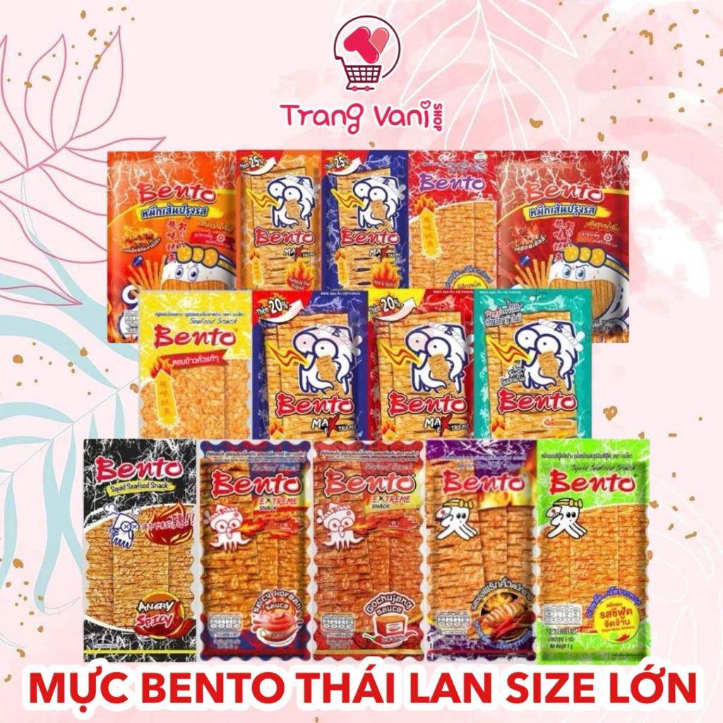 [BIG SIZE] Mực Bento Thái Lan Đủ Vị 18-22gram