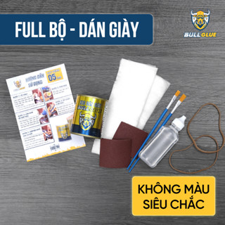  Bộ Keo Dán Giày 6 Trong 1 - BULLGLUE - Siêu Bền Trong Suốt Chống Nước An Toàn Cho Da 