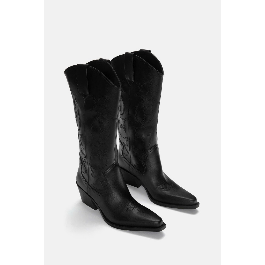 COWBOY BOOTS PULL & BEAR - PHONG CÁCH BOOTS CAO BỒI THỜI TRANG