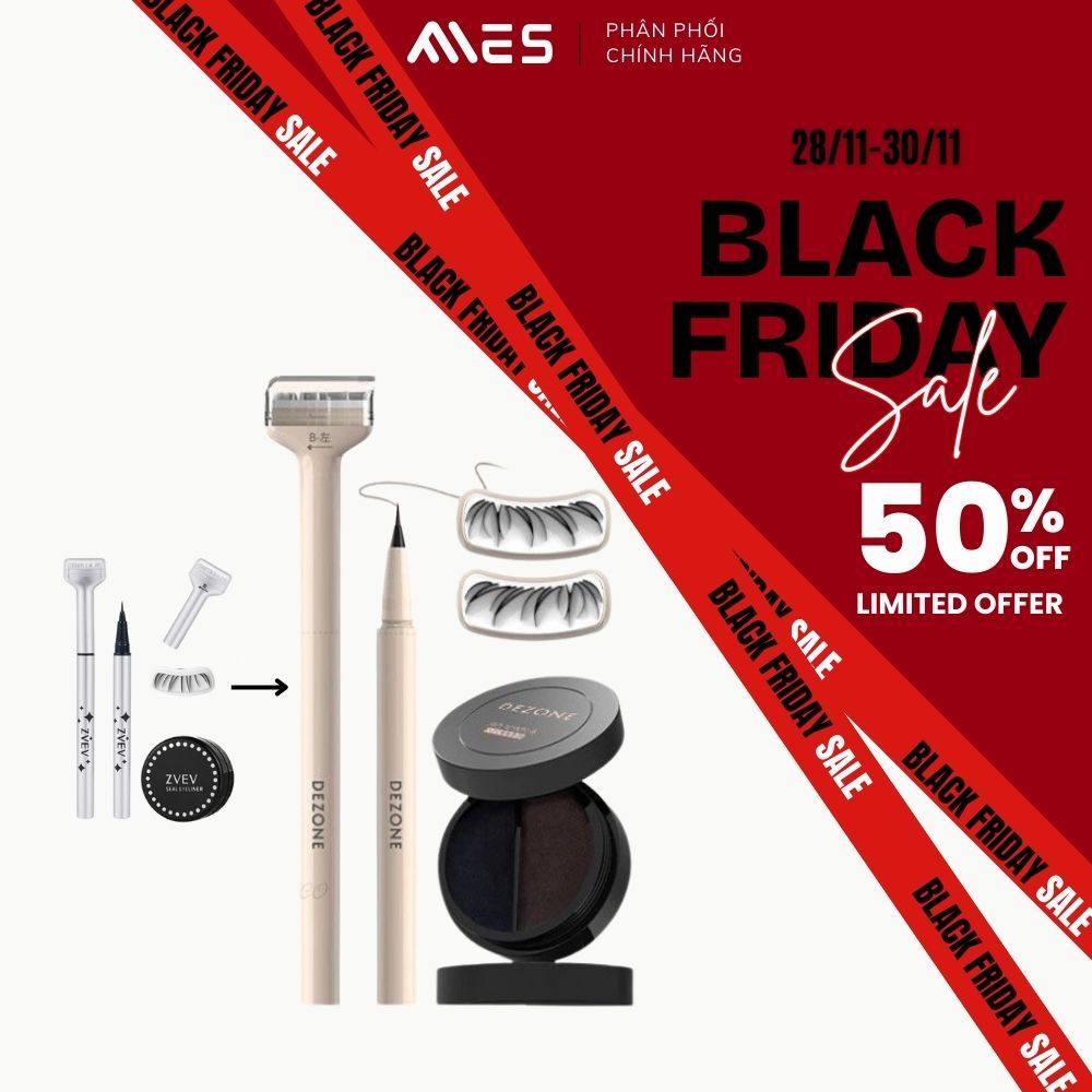  Bút Kẻ Mắt In Mi Dưới DEZONE Bút Vẽ Mi Dưới ZVEV Không Thấm Nước Khuôn In Mi Kẻ Eyeliner Siêu Mảnh 