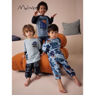  BST bộ thu đông Malwee ô tô máy xúc bộ dài tay cho bé trai 2- 7 tuổi - Little Maven P5 