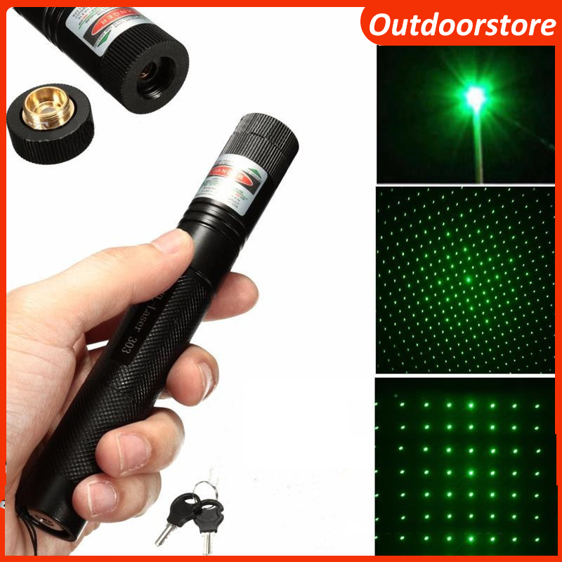 Đèn laser siêu mạnh, Đèn pin laser 303 pin sạc, Đèn laze chiếu sao, Bút laser