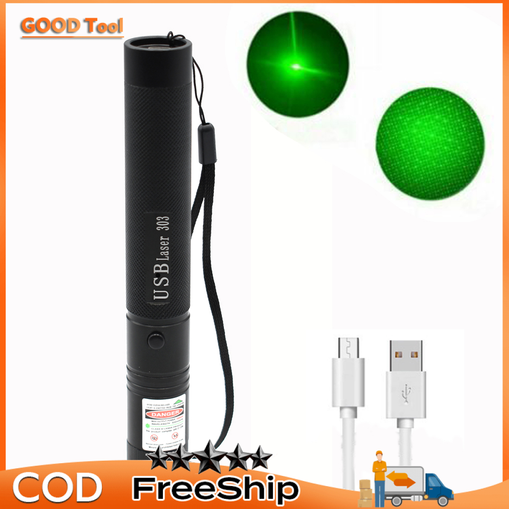 Đèn laser siêu mạnh, Đèn pin laser 303 pin sạc, Đèn laze chiếu sao, Bút laser