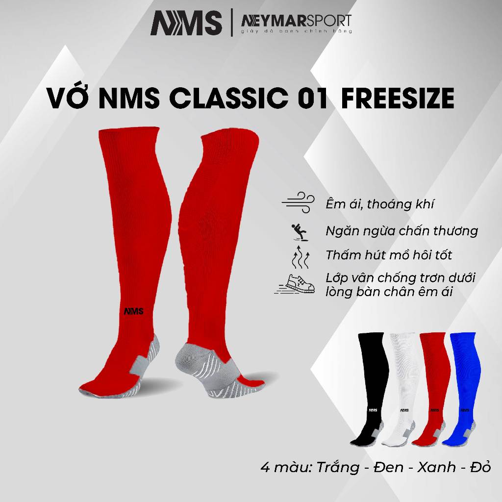 Vớ bóng đá NMS Classic 01 Freesize